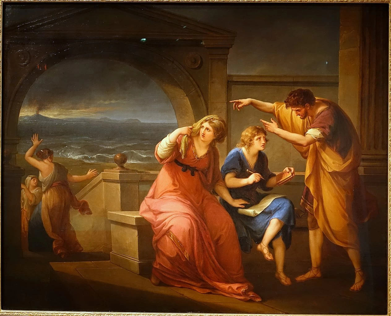 Angelika Kauffmann - 121, Plinio il Giovane e sua madre a Miseno, Princeton University Art Museum